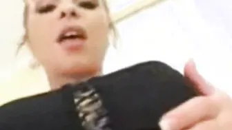 Filthy White Whore Impregnated By 3 Black Cocks