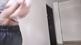 A man flashes a dick to a new neightbour beautiful girl 2