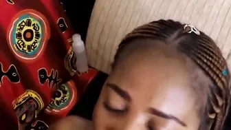 Aspiring Black Models Facial Cumload Interracial