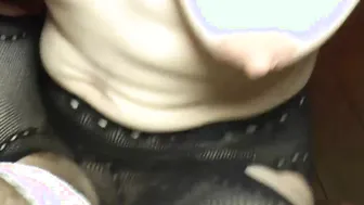 German teen with black hair gangbang