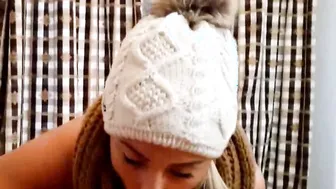 Winter Wonderland Anal Threesome with Hot Blonde Teenager