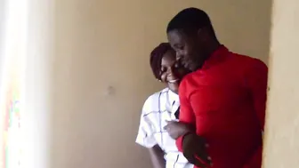 morning boned trio into Yaoundé Cameroon the great women and the 2 boys caught inside a fucking group sex during the