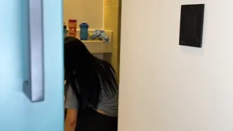 Cleaning Lady porn video – Gigantic tit maid has a nice body