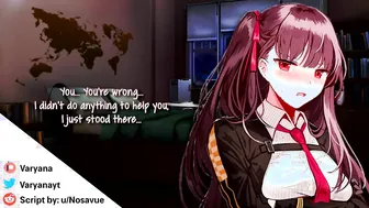 Protecting Adorable cunt with mouth inside a Fight [uwu]