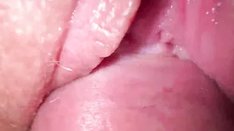 Concealed Close up nailed with 18 yo stepsister tight creamy cunt