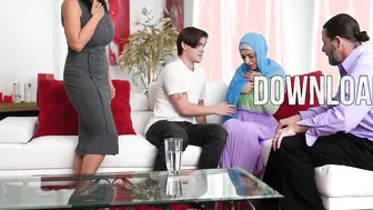 HijabHookup.Me - Arab college teenagers Audrey Royal meets the parents and things go wrong