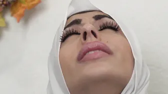 HijabHookup.Me - Arab college teenagers Audrey Royal meets the parents and things go wrong
