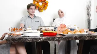 HijabHookup.Me - Arab college teenagers Audrey Royal meets the parents and things go wrong