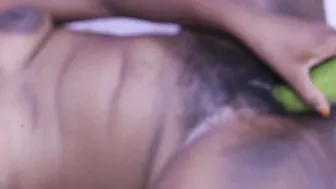 MASTURBATION WITH HUGE VIBRATOR ON A NEW YEAR FESTIVAL - EROTIC HISPANIC WISH HER FANS HAPPY NEW YEAR