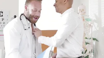 Cut porn video – Brogan fucked his boyfriend inside his clinic