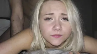 NO MERCY FOR HER CERVIX - Adorable College Blondie HARD Banged And Pumped Full Of Cum - MARILYN SUGAR