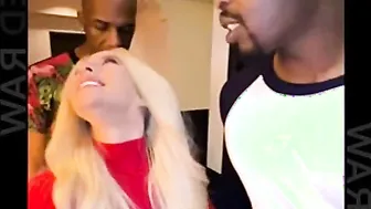 Kenzie Reeves gets fucked by two black monster cocks 2