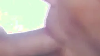 German babe rides to please