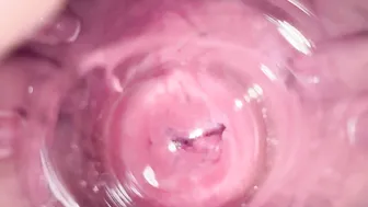Camera deep in Mias creamy twat