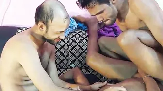 Deshi sexy hot three-way action with 2 men and a milf January Sex New-year