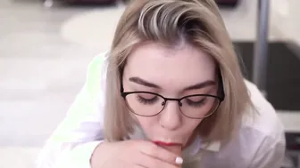 College Girl nailed a professor on the table