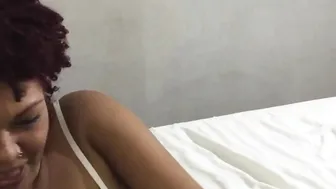 I blown my little bitchs vagina a lot after she cum on her friends ebony cock