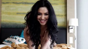 Gorgeous Asian MILF babe Chloe Rose solo