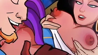 Esmeralda likes 2 cocks - The Hunchback of Notre Dame