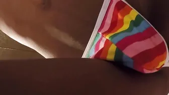 Tiny Asian ladyboy teen fucks a guy anal