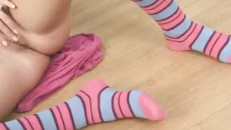 Petite Mileys Stockinged Seduction