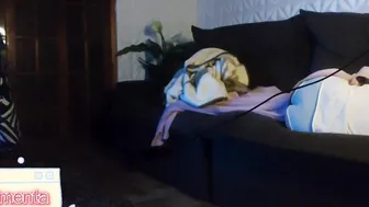 Tia porn video – Erotic crown shares the sofa with a relative relative came to spend the weekend at her house and she arranged for them to have to share the sofa