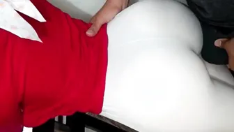 Fucking the Venezuelan with a gigantic butt who works at the bookstore bazaar