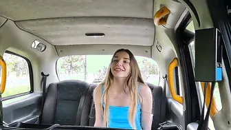 Fake Taxi She has a wonderful shaven snatch and is so noisy when she is banged by a huge penis