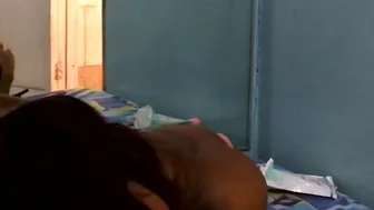 Naughty Black Mamba Sucking My Fat White Cock Hardcore Dry