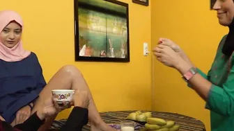A strange family into which fucking goes on at home inside outside