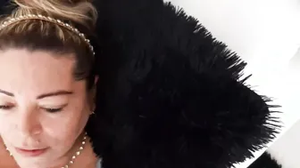 My stepson records me while I masturbate