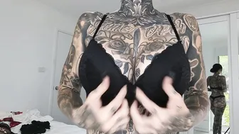 Black and Purple Lingerie Try On Haul