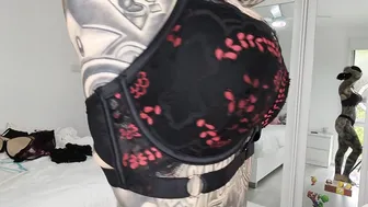 Black and Purple Lingerie Try On Haul
