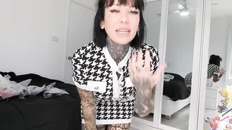 Cute Black  White Skirt And Casual Attire Try On Haul Melody Radford Onlyfans
