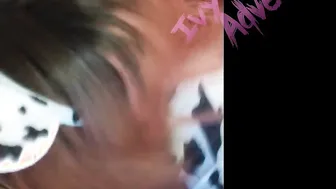 Moo-chan Egirl head Creampie on boobies - Preview ( Full film on XVRED )
