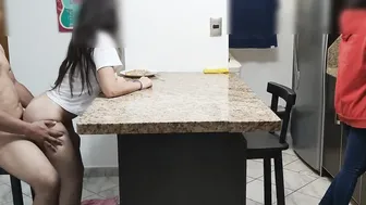 Tricked porn video – I like to eat sitting on my step uncles legs