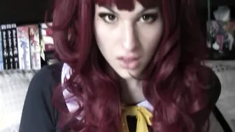 Lonely Sunday so I stayed at home and played with my tranny cock