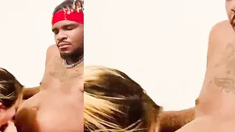 Bigbootilatte let me slap her with my cock then cum on her back (Jizzed)