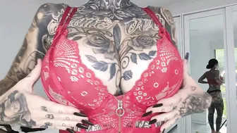 Red African and White Micro Bikini and Underwear Try On Haul Melody Radford