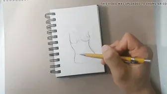 How to draw breast 4x Female Figure