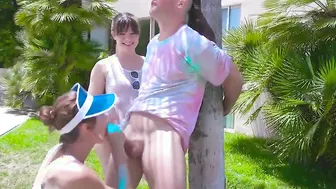 BFFS - 3 Goddess 19 Year Old Worship a Enormous Penis