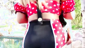 Brooke Brand the Alice  Olivia the Minnie Halloween banged