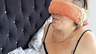 My lusty stepson plays with me and makes me suck his penis