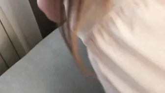 Stepson Fucks Stepmom while She Talks to Hubby on the Phone - Russian Amateur with Dialogue