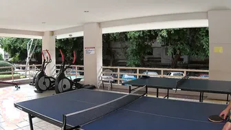 Ping Pong before wild sex in the shower