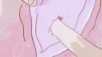 Fisted shy anime teen takes it all in