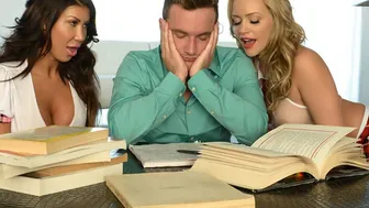 Crazy Girls Learn Crazy Words Film With Mia Malkova Van Wylde August Taylor - Brazzers Official