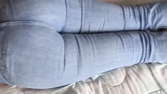 Compilation - Voluptuous stepmoms gigantic booty with jean on and jean down