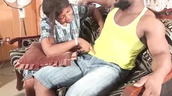 Muscular bro bareback has his partners butt licked and finger fucked after fucking his partner with a huge long ebony muscled dick inside a answered booty