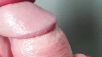 This sexy blown penis like hers last lollipop CLOSE-UP real natural bj #dicklover